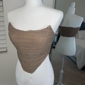 Mesh Corset Top